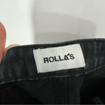 Rolla's Rolla’s Original High Rise Straight Jeans Jet Black Size 24 Photo 8