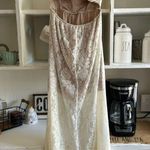 Malloy strapless lace open back cut out back summer maxi dress Size XS Photo 11