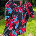 None Hawaiian 🌺 Vibrant Abstract Print Top Photo 0
