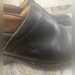 Bolo Shoes Womens Sz 8 Casual Comfort Slip On Wedge Clogs J00603 Black Leather Photo 8