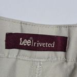 Lee Riveted Beige Cargo Pants Straight Leg Mid Rise Eased Fit Size 12 Tan Photo 6
