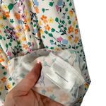 Summer Salt White Floral Long Sleeve Blouse Preppy Office Womens Plus 1xl Photo 3