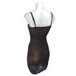 Tiger Mist  Black Floral Paisley Jacquard Sleeveless Cami Mini Bodycon Dress S Photo 1