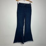 Judy Blue flare pull on jeggings dark wash women’s size 5/27 trendy contemporary Photo 3
