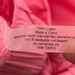 Sundays  Women's Pink 100% Cotton Belted Tie Waist Wide Leg Stella Pants Size XS Photo 4