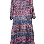 NWT ALICIA BELL Maddy Puff Sleeve Floral Maxi Dress Silk Cotton Long Sleeve Sz S Photo 0