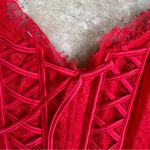 Victoria's Secret Victoria’s Secret Dream Angels Unlined Lace Up Corset Top size M Medium Photo 3