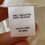 Majorelle  by Revolve Plunge Neck Flutter Sleeve White Eyelet Maxi Wrap Dress S Photo 7