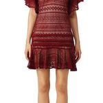 Marissa Webb Maroon Red Cybil Lace V Photo 0