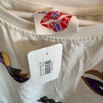 Sequin Mardi Gras mask tee White Size XXL Photo 5