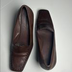 Antonio Melani Shoes Women's Size 8 Brown Leather Blocked Heel A7 Derby Stitched Photo 10