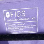 FIGS  Technical Collection Casma Purple V-Neck Pockets Top Style # FW1100, XXL Photo 2