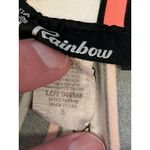 Rainbow Sandals Rainbow Pants Womens Small Black White Orange Stripe Leggings Made USA Pull On Photo 8