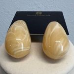 House of Harlow 1960 | Swirled Teardrop Earrings Tan Photo 2