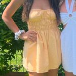 Meshki Strapless Linen Dress - Mango Photo 1