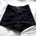 American Apparel Vintage High Waist Side Zip Black Short Photo 0