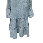 Faherty Dune Cotton Gauze Kasey Midi Dress Size Medium NEW Blue Photo 10