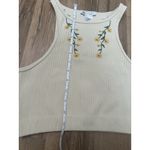  SEAMLESS EMBROIDERED TOP | ZARA SUNFLOWERS Sz XS‎ Photo 8