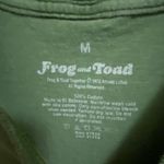 Frog and Toad Womens Green Crop Graphic Tee T Shirt M 36” We Must Stop Eating Size M Photo 5