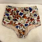 Kortni Jeane swimsuit Antique floral swimmer high rise bikini bottom size medium Photo 4