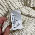 American Eagle  White Oversized Sweater  Photo 4