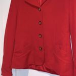 Laura Scott  red blazer size 12 wool blend Photo 5