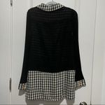 One Piece  gingham button up dress with cardigan Photo 2