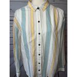 Patagonia  Worn Wear Boyfriend Shirt Long Sleeve Button Front Small Hemp‎ Photo 1