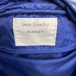 Vera Bradley  Quilted ‘Tropics’ Tapestry Floral Blue Backpack EUC 18in Photo 6