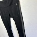 Athleta  Athletic Leggings Women's ST Small Tall Black Gym Workout Thick Ankle Photo 2