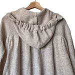 Free People  Wool Blend Hooded Cardigan Tan Size XSmall Photo 6
