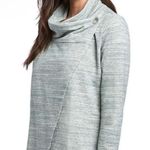 Danskin  Women's Large Cowl Neck French Terry Bliss Wrap Top Yoga Modern Photo 2