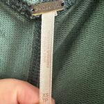 Free People | Green Queen of Hearts Cotton Modal Hooded Tunic | Extra Small Photo 4