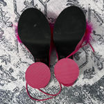 EGO  Hot Pink Chunky Platform Heels - Size 8 Photo 4
