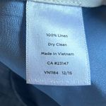 Talbots  Light Blue Linen Cropped Pants Size 6 Photo 8