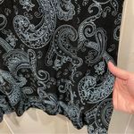 Alex Evenings Vintage 90s sparkle swirl slinky scoop neck tank top cami jersey knit holiday Photo 2