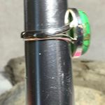 Green Copper Turquoise Ring in 925 SOLID Sterling Silver 7 Photo 13