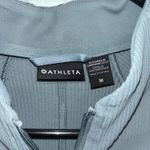 Athleta Womens Size M Salutation Zip Up Jacket Green EUC Photo 1