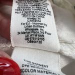 Anthropologie We The Free People Sz 25 Zip It Up Mini Denim Skirt White Distressed Frayed Hem Photo 10