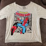 Spiderman Graphic Tee Gray Size M Photo 0