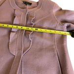 Talbots Wool Blend Lilac Ruffle Trim Womens Jacket Size 6 feminine girly office Photo 8