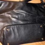 Elegant Black Leather Tote Bag Photo 1