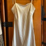 Princess Polly Silky Champagne Dress Photo 0