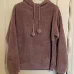 Cold Crush EUC |  women’s‎ plush pullover pompom drawstring hoodie — small Photo 0