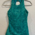 Athleta  Maldives Printed Tankini in Green - 32 B/C Photo 0