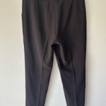 St. John Black Dress Pant Straight Leg High Waist Slack Trouser Formal Office Photo 5