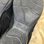 Clarks  Roseville Echo Slip On Clog Black Suede Womens 6.5 Support Comfort Photo 10