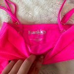 frankie's bikinis Frankie’s Bikinis Pink Cut Out One Piece XS Photo 1