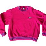 L.L.Bean Vintage Sherpa Crewneck Red Sweatshirt Womens Size Large Photo 8