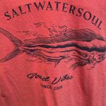 🐡🐡🐡3 for 12🐡🐡🐡Salt Water Soul T shirt Pink Size M Photo 2